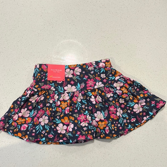 NWT Isaac Mizrahi floral skirt with matching headband. 4T - Picture 7 of 7